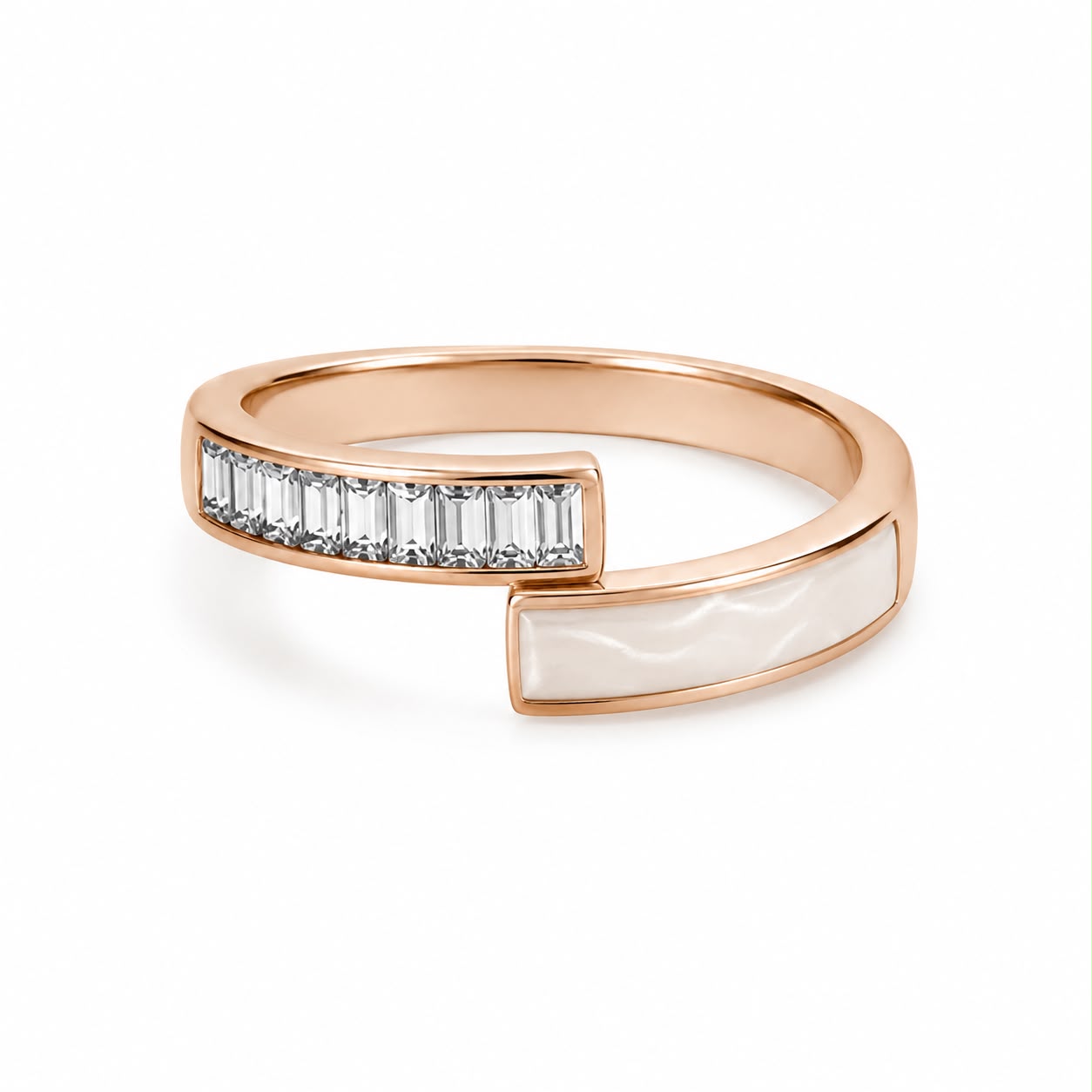 Anel Verona Baguette Rosé