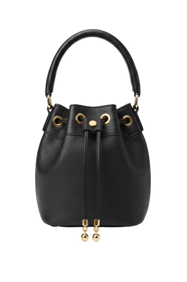 Bolsa Mini Bucket Bag Bruges Preta