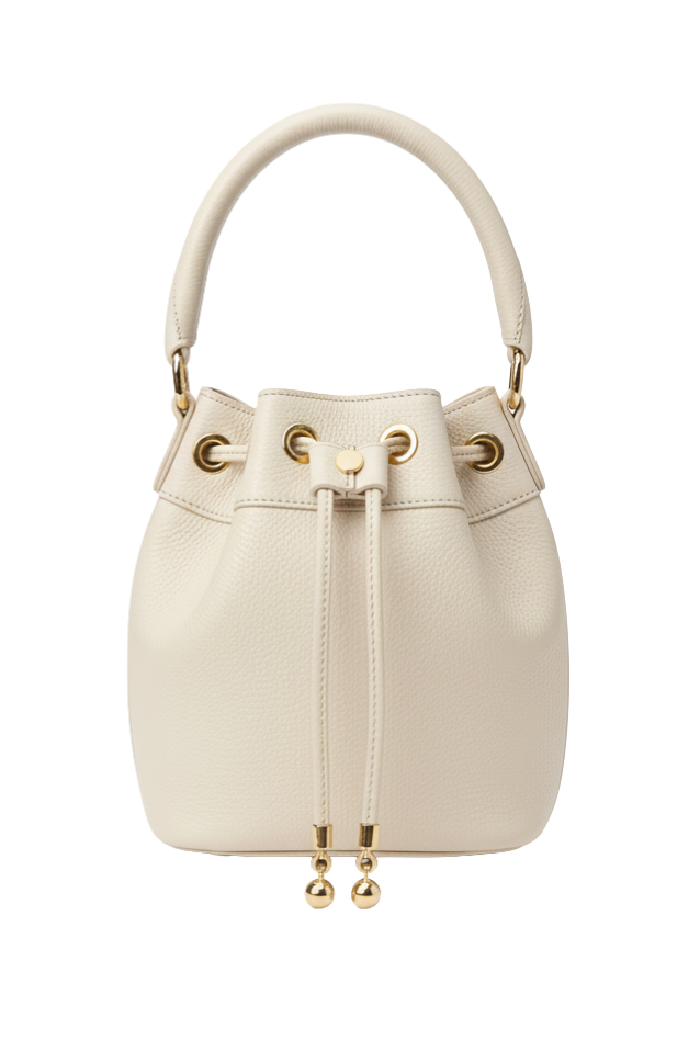 Bolsa Mini Bucket Bag Bruges Off White