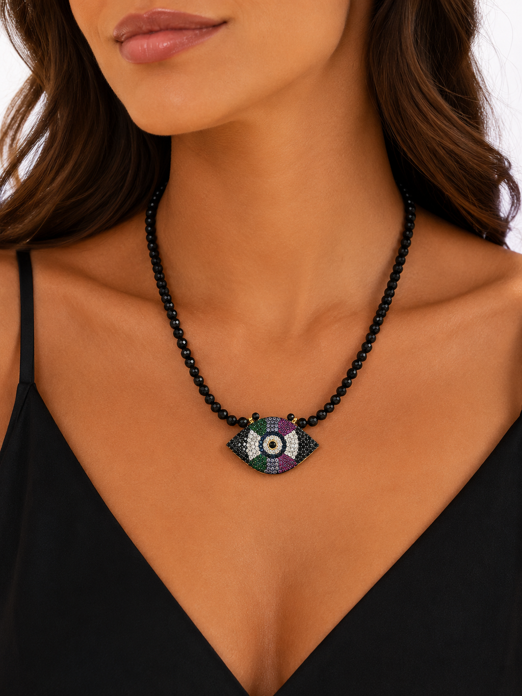 Colar Feminino Grécia Olho Místico