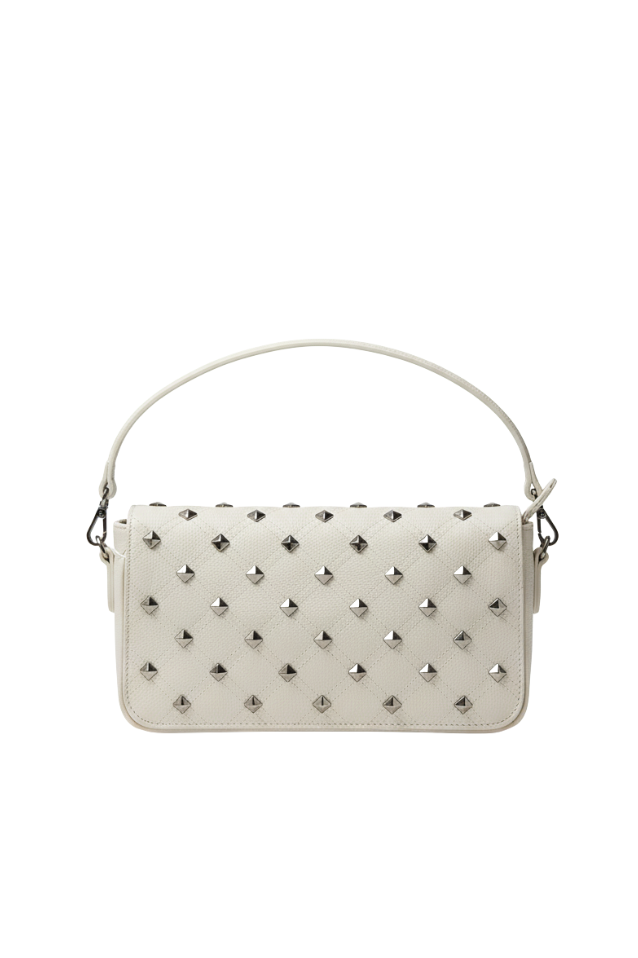 Bolsa Couro Rockers Off White