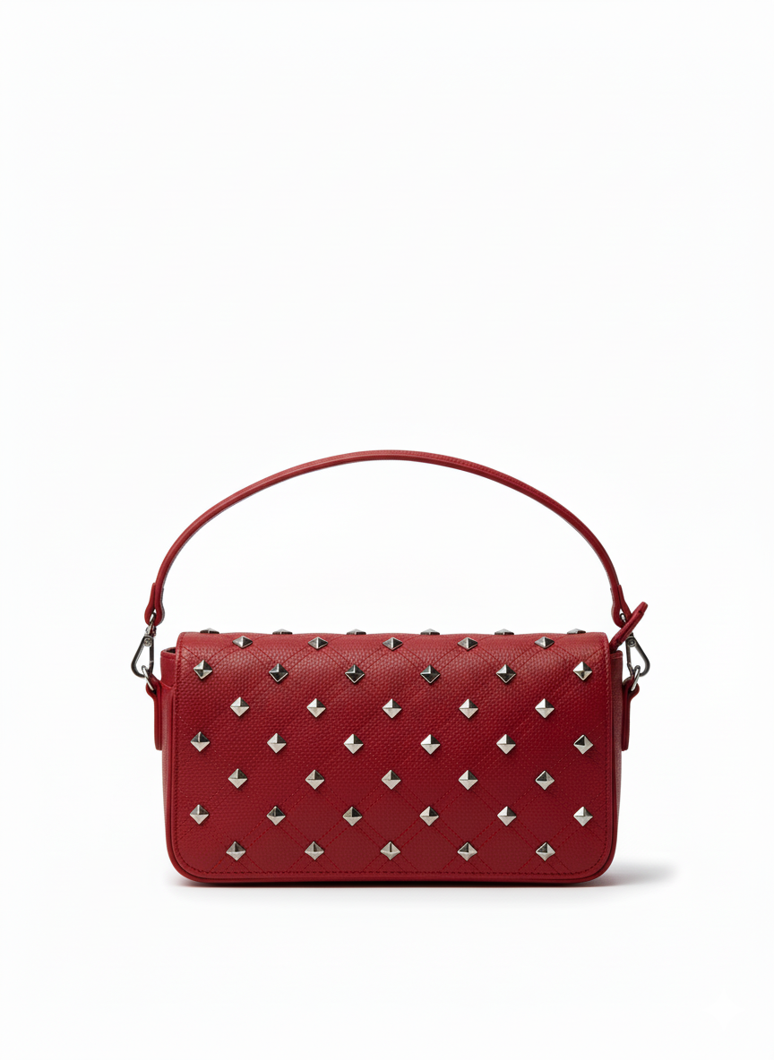 Bolsa Couro Rockers Vermelha