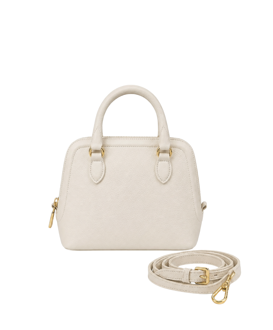 Bolsa Couro Nápoles Off White