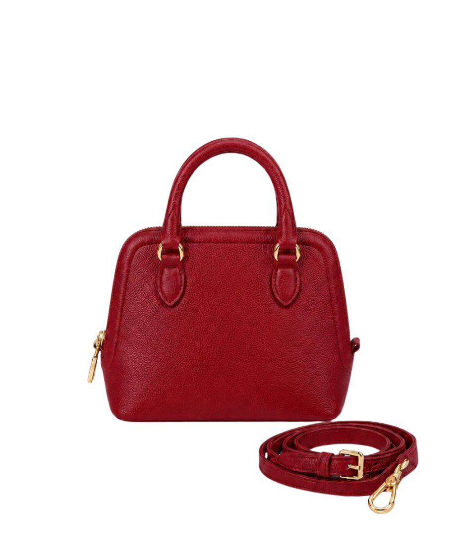 Bolsa couro Nápoles Vermelha