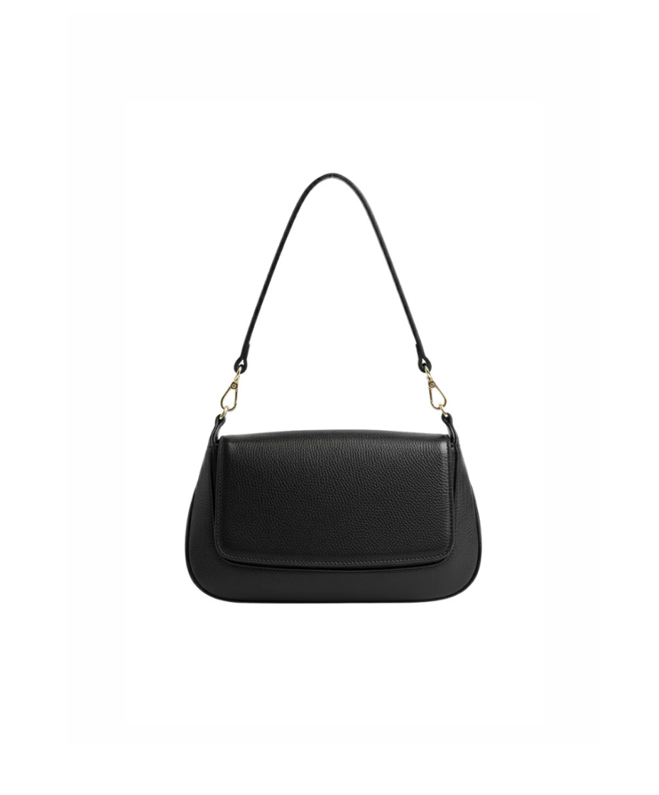 Bolsa couro Lillie Preta