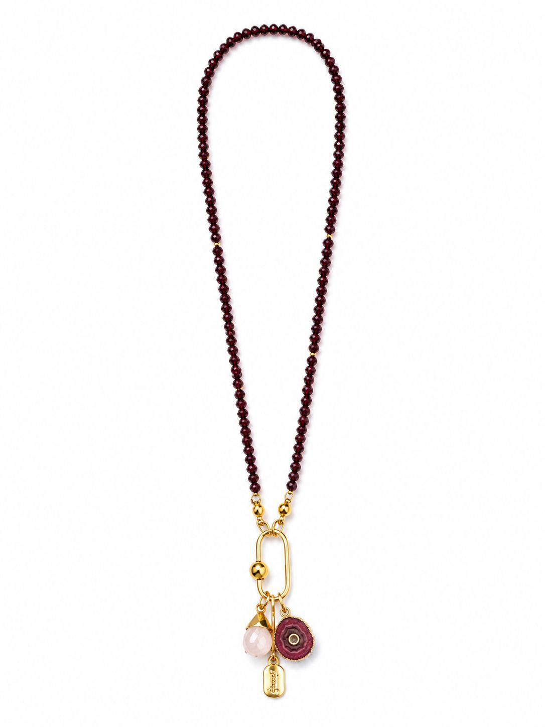 Colar Bordeaux Talisman