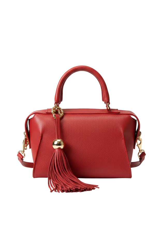 Bolsa Mendonza Couro Vermelho