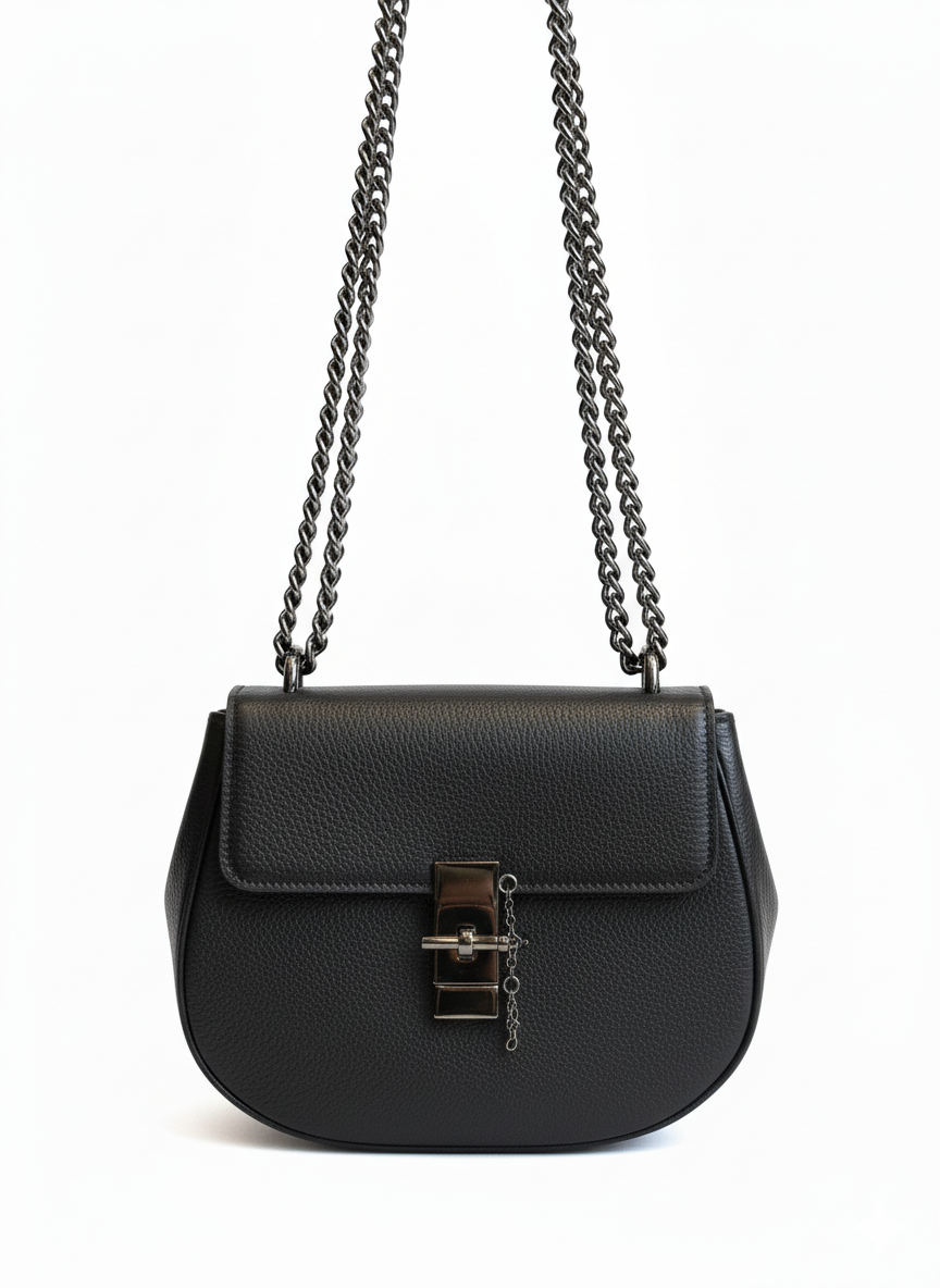 Bolsa Flower Bud Preta