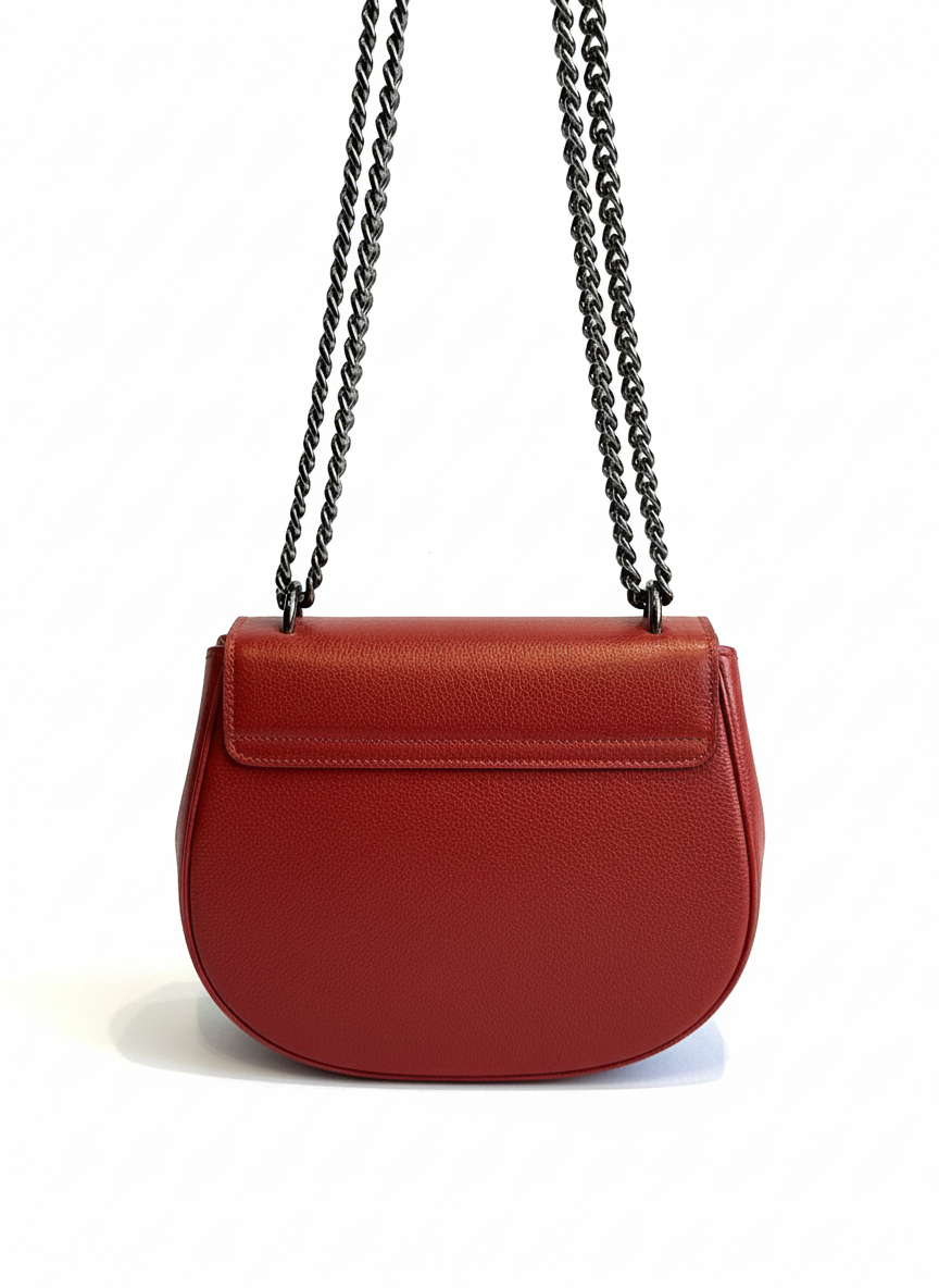 Bolsa Flower Bud vermelha