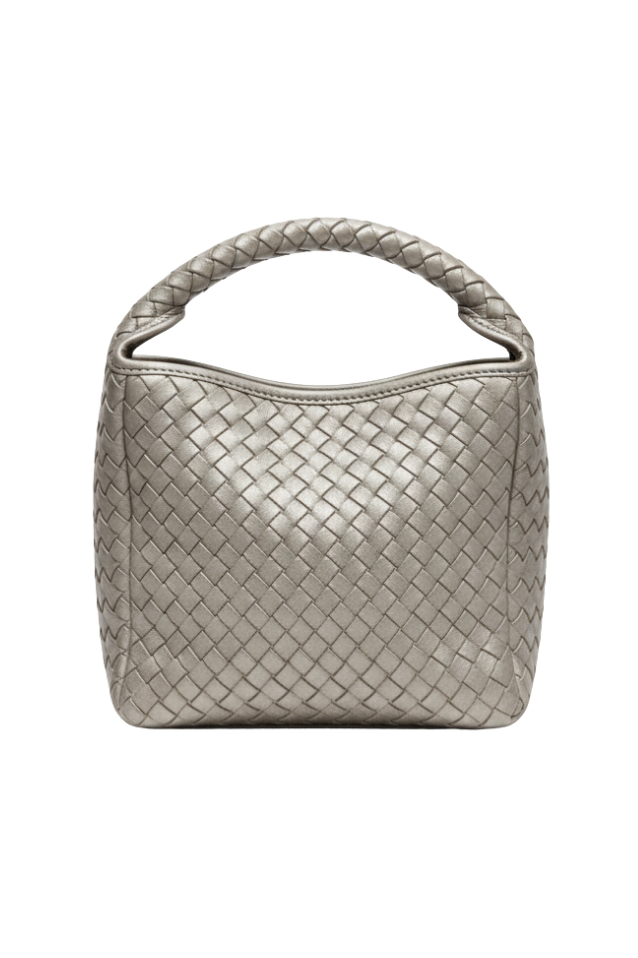 Bolsa Intrecciato Prata Velha