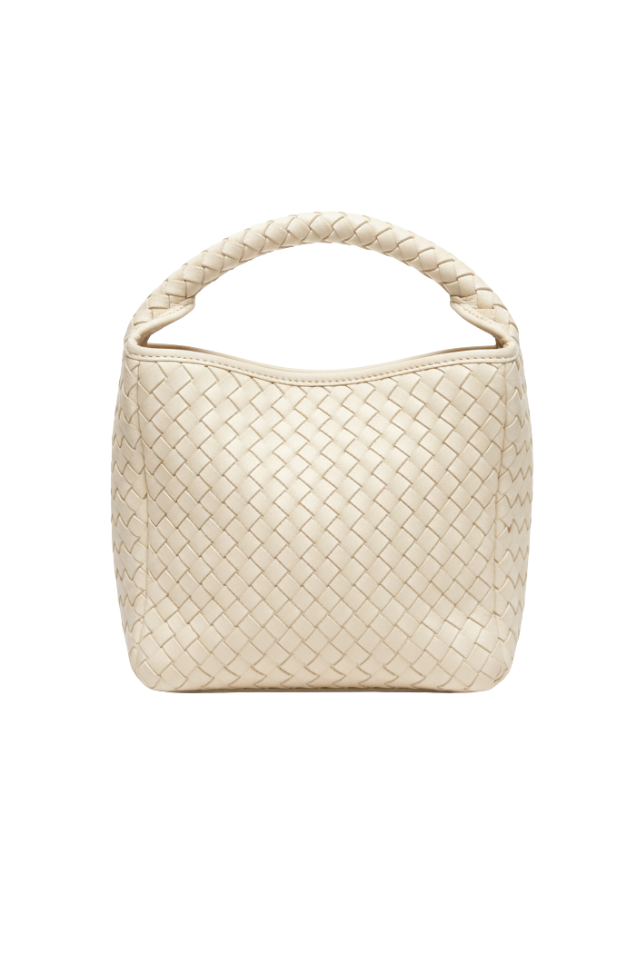 Bolsa Intrecciato Off White